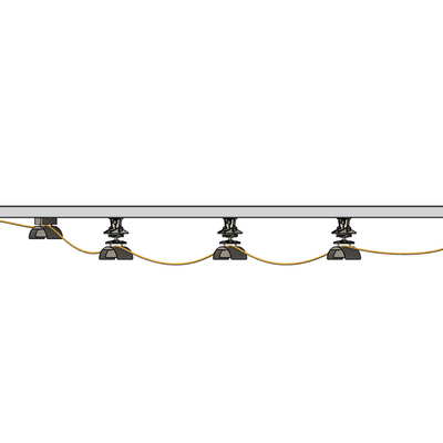 55-125-0 MODULAR SOLUTIONS DOOR PART<BR>FIXED POINT FOR CABLES